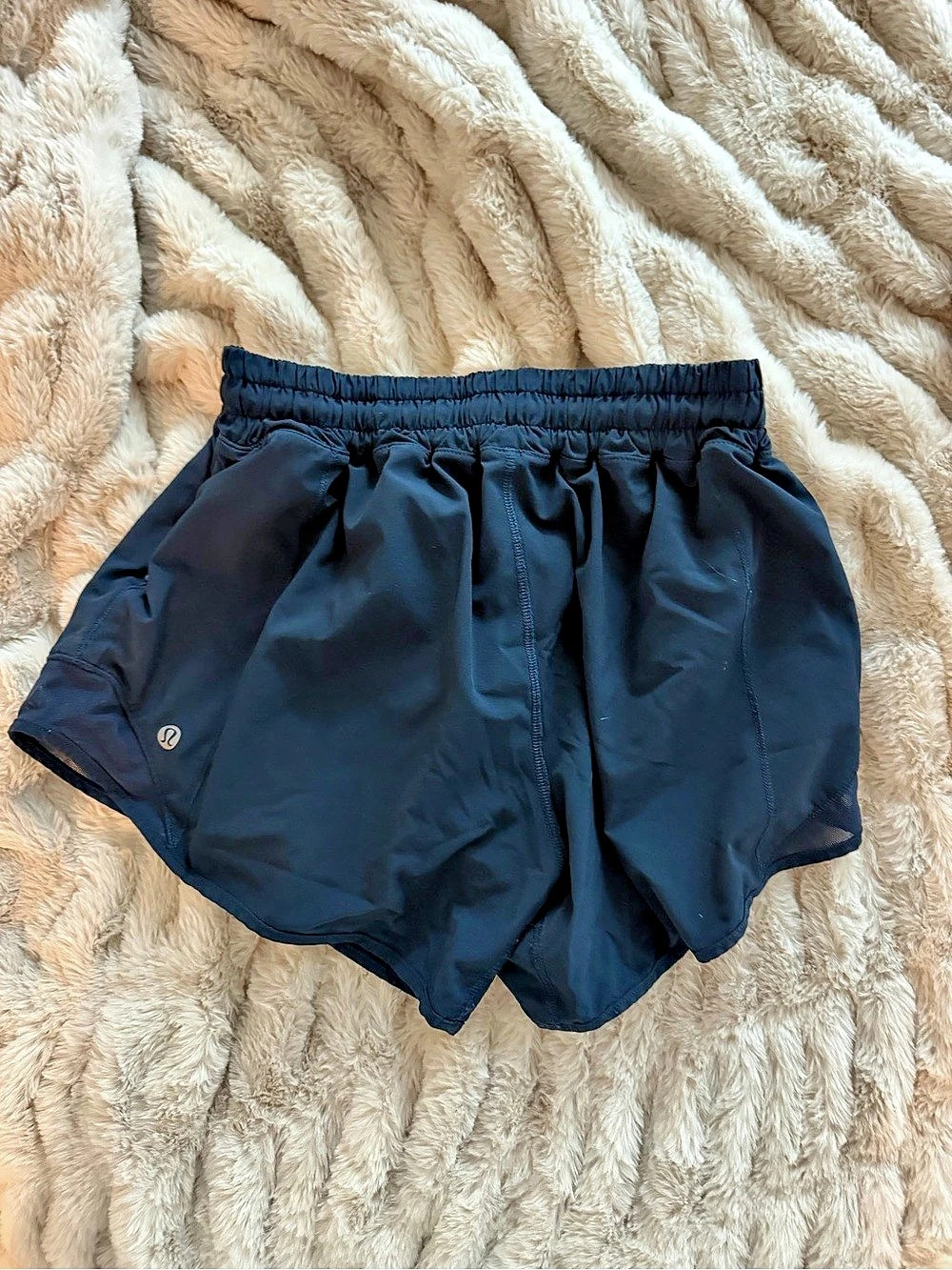 Lululemon Tracker Short Athletic Shorts in Blue